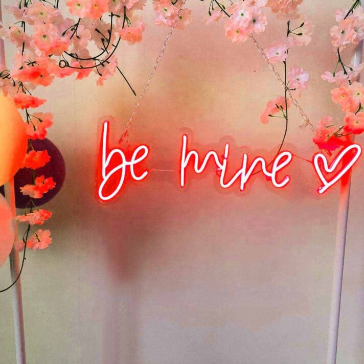Be Mine Heart Neon Sign
