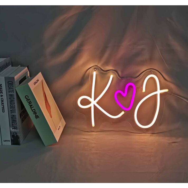 Customize He Loves Her Name Neon Sign