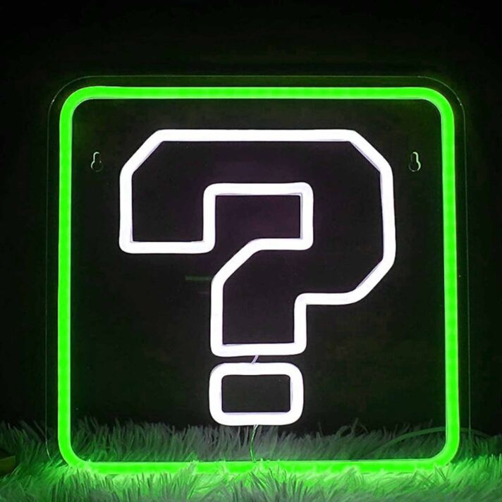 Super Mario Bros. Question Block LED Neon Light