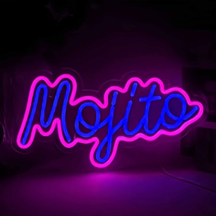 Mojito Bar Drink Neon Sign