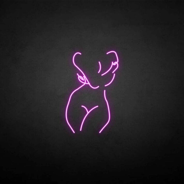 'Women body' neon sign