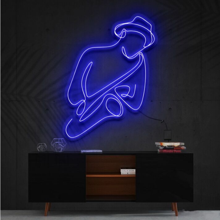 Jazz Vibes Neon Sign for Music Lovers and Relaxing Spaces
