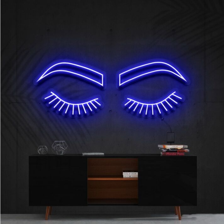 Lashes Brows Neon Sign for Beauty Salons