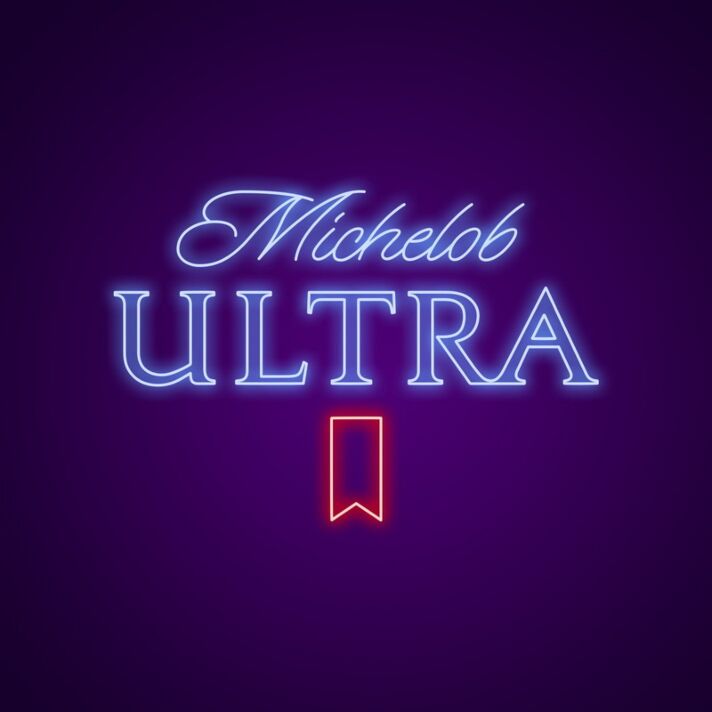 Michelob Ultra Neon Sign for Bars and Social Spaces