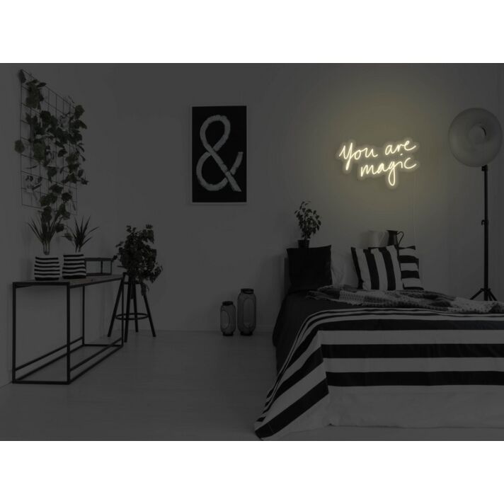 You Are Magic Neon Sign for Inspirational and Positive Spaces