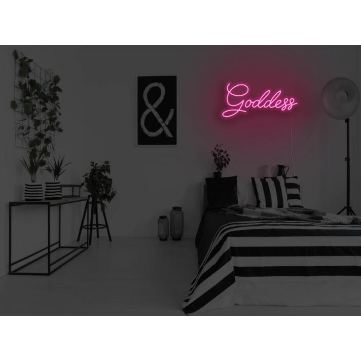 Goddess Neon Sign for Empowering and Spiritual Spaces