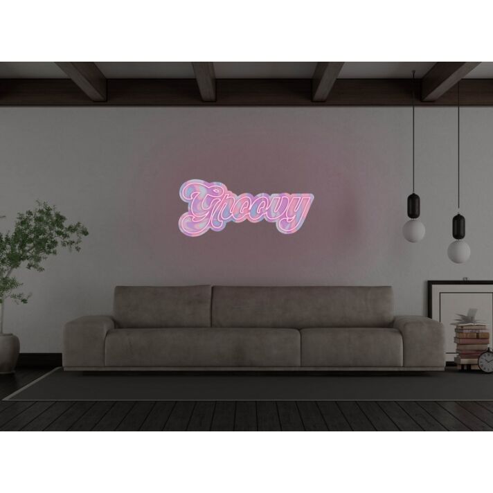 Groovy Neon Sign for Retro and Fun Decor