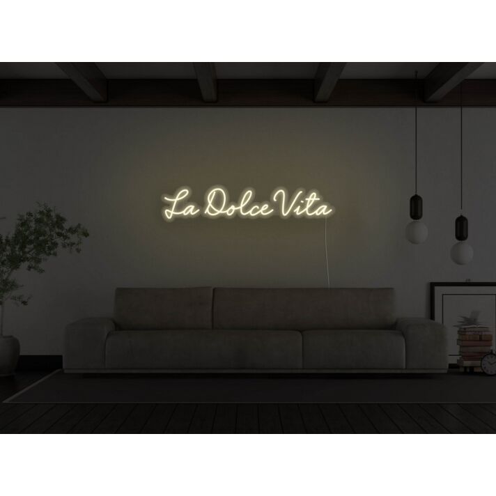 La Dolce Vita Neon Sign for Elegant and Stylish Decor