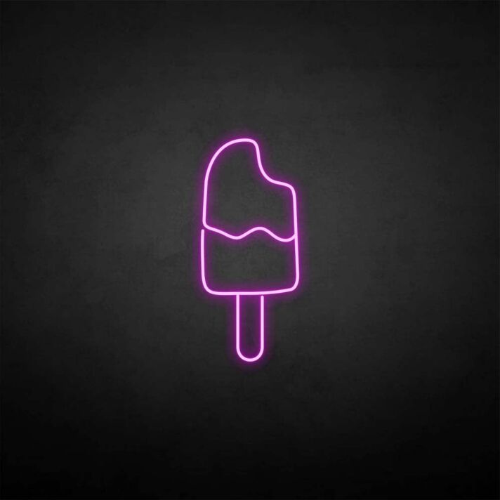 Ice cream2' neon sign