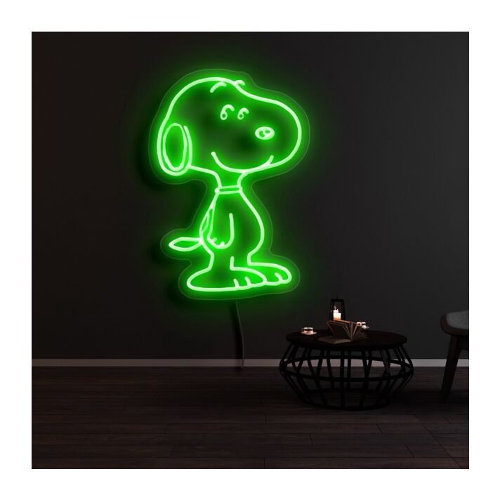 Snoopy Smile Neon Sign for Cartoon Fans