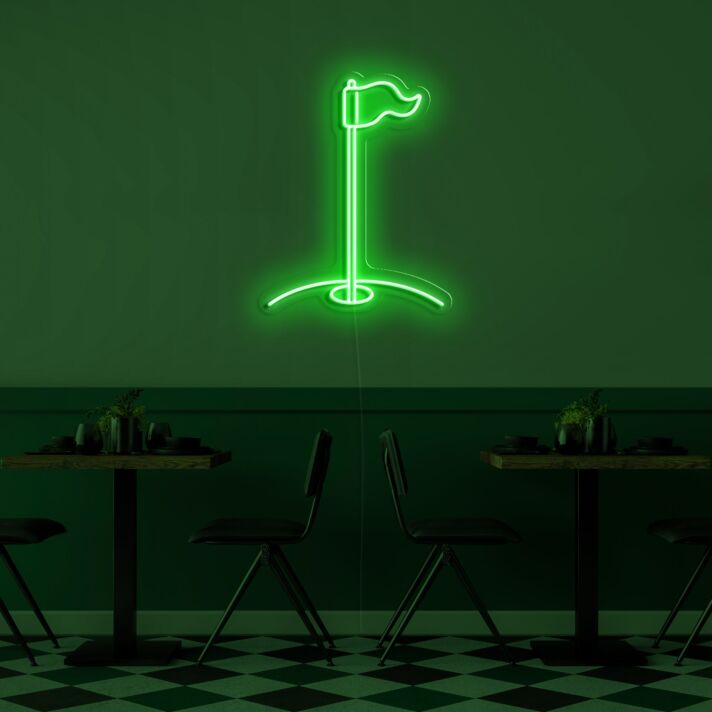 Golf Neon Sign for Sports Lovers and Enthusiasts