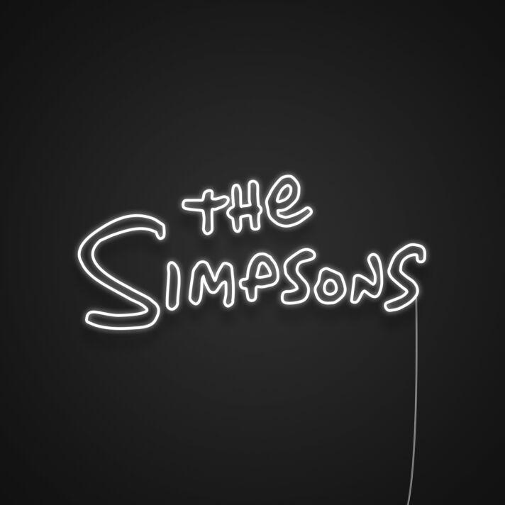 The Simpsons Neon Sign for TV Show Fans