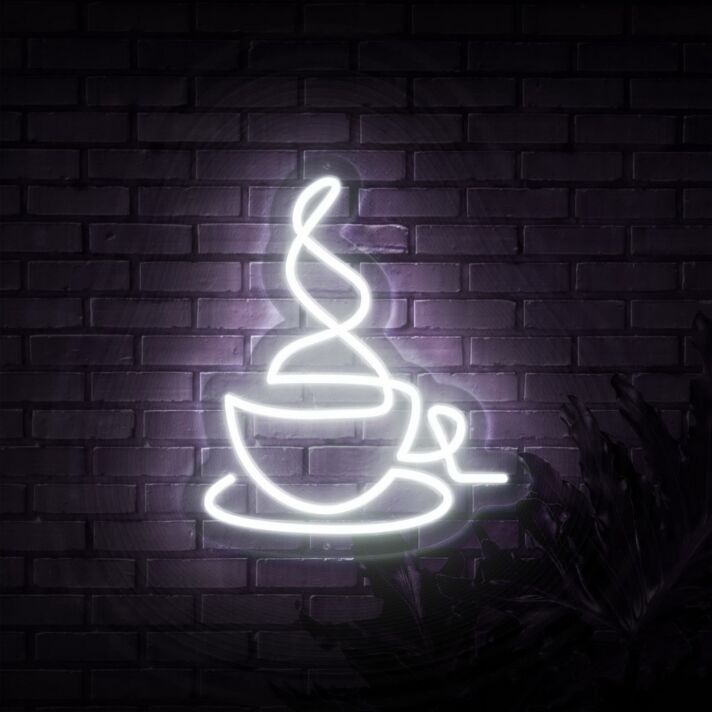 Hot Coffee Neon Sign for Coffee Lovers and Cafes