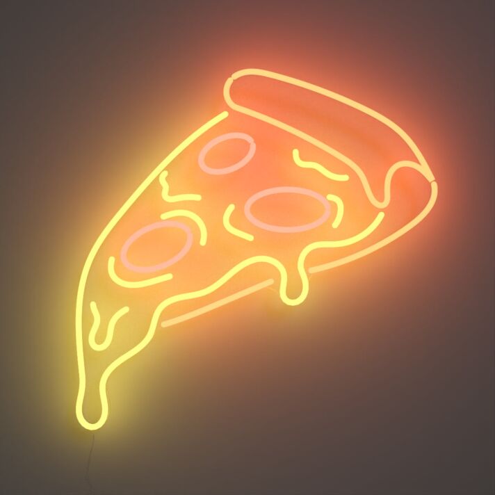 Pizza Neon Sign for Pizzerias and Dining Areas