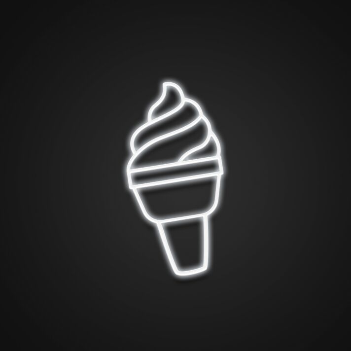 Ice Cream Neon Sign for Sweet and Fun Spaces
