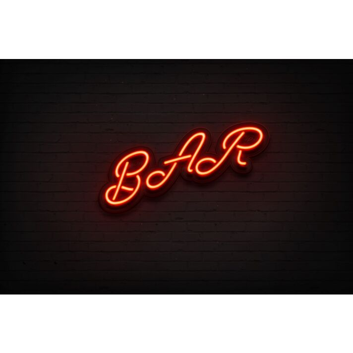 Bar Neon Sign for Bars and Social Spaces