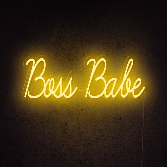 Boss Babe Neon Sign perfect for empowering home offices