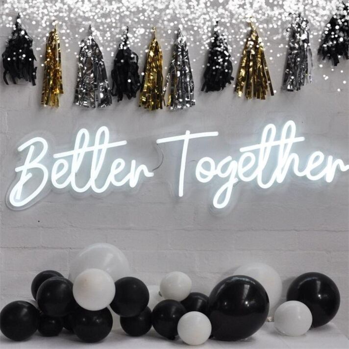 Better Together Neon Sign for romantic and loving settings