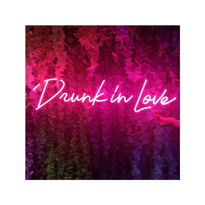 Drunk In Love Neon Sign for fun and playful settings