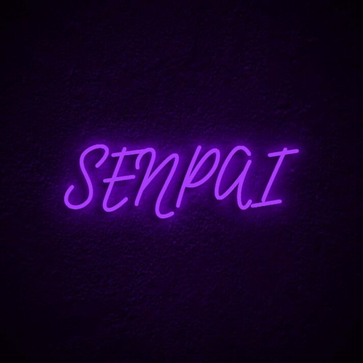 Senpai Neon Sign for Anime Lovers