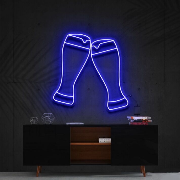 Beer Cheers Neon Sign for Bars and Party Spaces