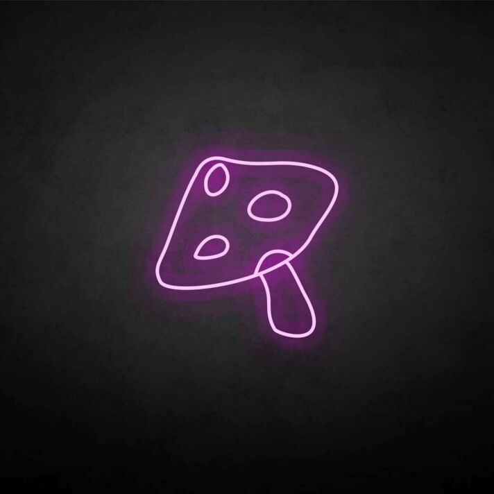 'Mushroom' neon sign