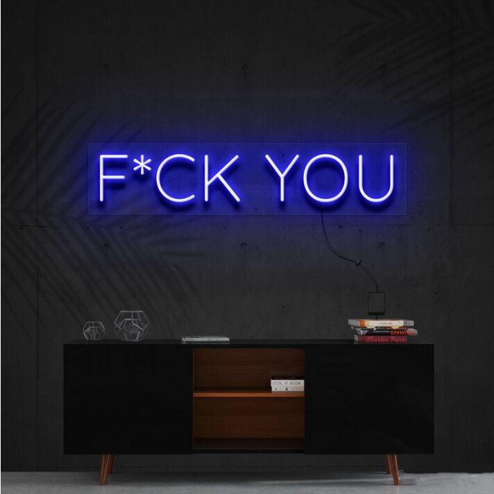 Fck You Neon Sign for Bold and Edgy Decor