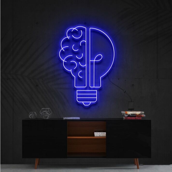 Lightbulb Moment Neon Sign for Creative Spaces