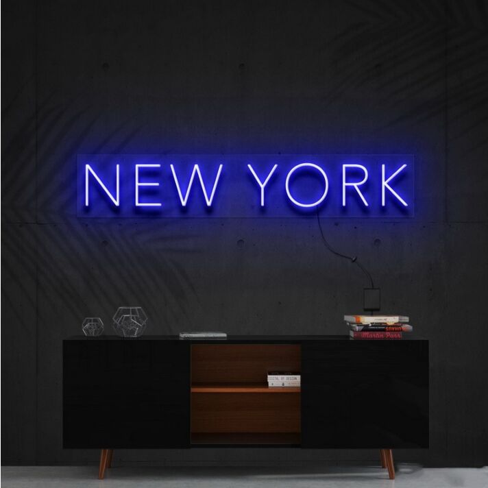 New York Neon Sign for Travel Lovers
