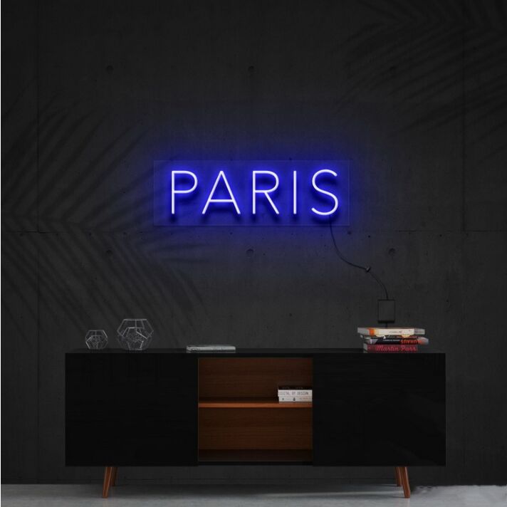 Paris Neon Sign for Travel Lovers