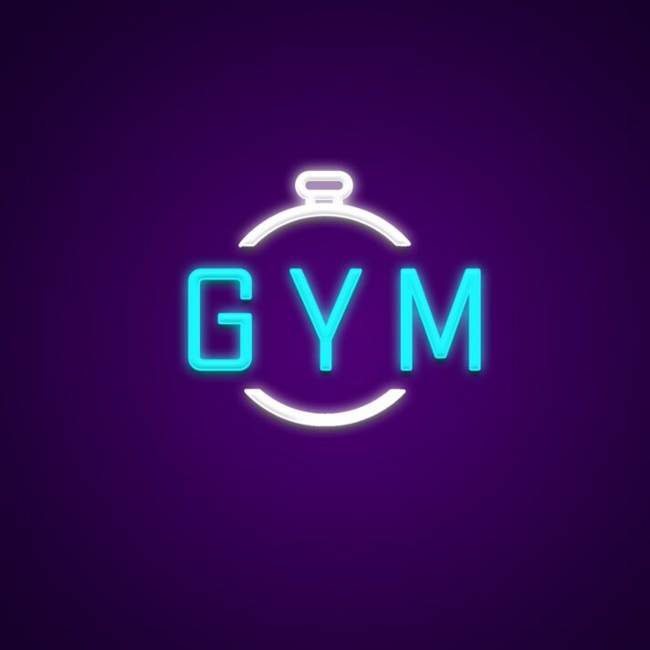 Gyms Neon Sign for Fitness Spaces