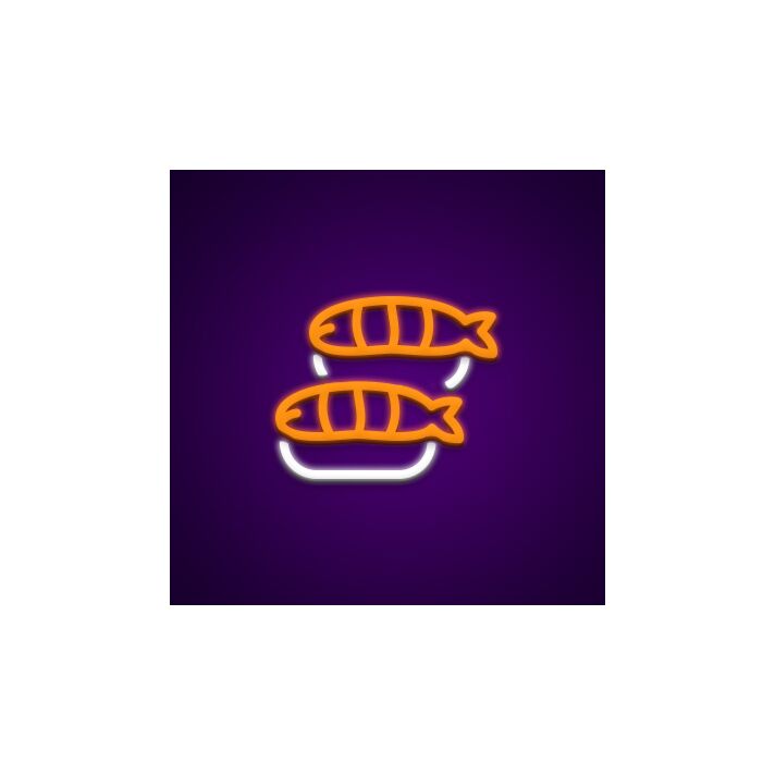 Sushi Neon Sign for Restaurants and Food Lovers