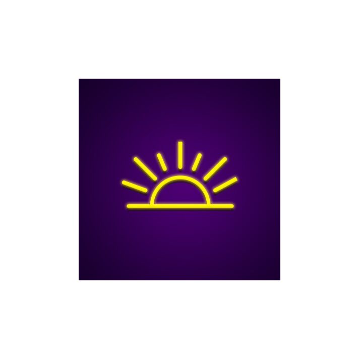 Sunset Neon Sign for Nature Inspired Decor