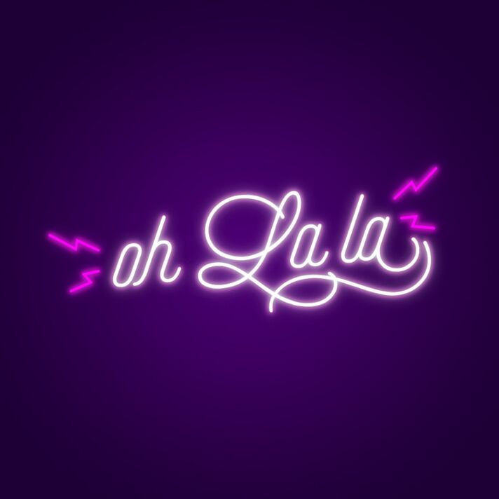 Oh La La Neon Sign for Romantic Spaces