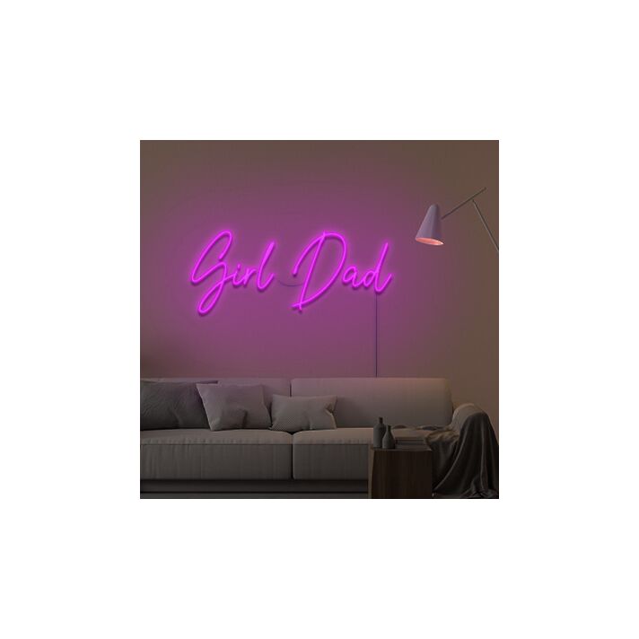 Girl Dad Neon Sign for Proud Fathers