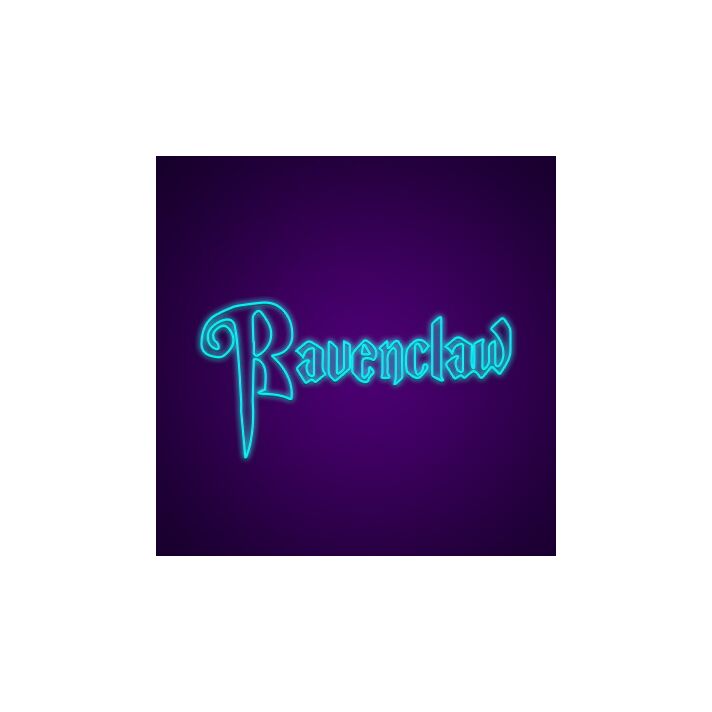 Ravenclaw Neon Sign Showcase your Hogwarts house pride with Ravenclaw
