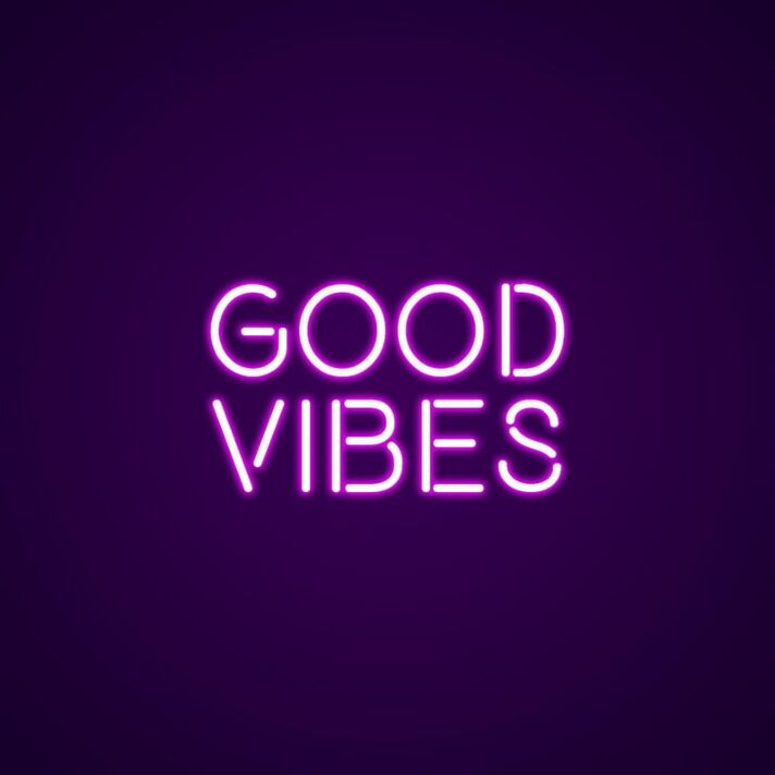 Good Vibes Neon Sign Spread positivity with this good vibes sign