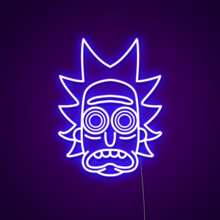 Psychedelic Rick Sign Neon Sign Perfect for Rick and Morty fans