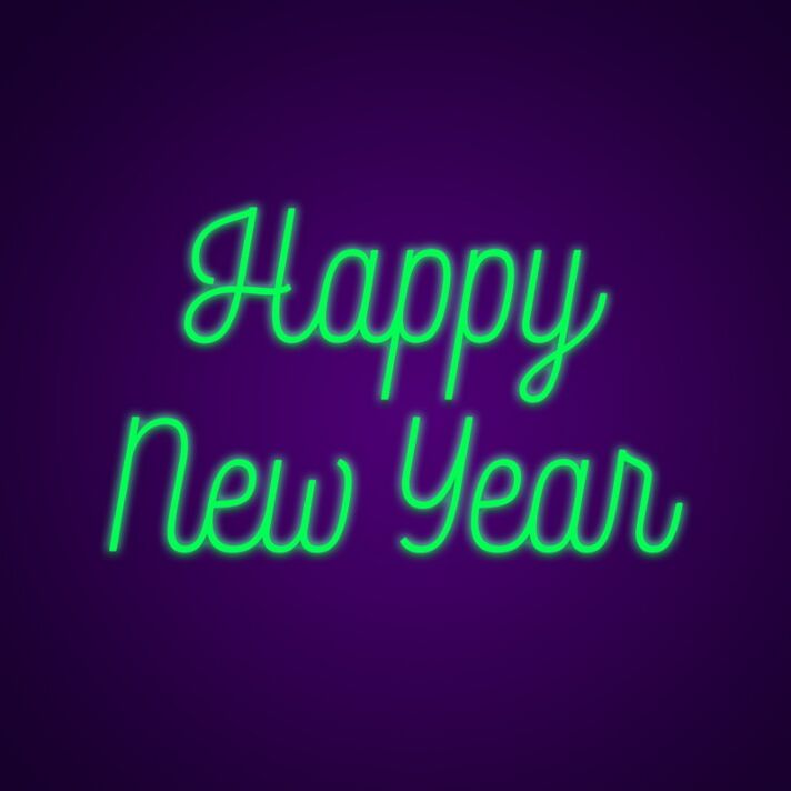 Happy New Year Neon Sign Ring in the new year with this festive sign
