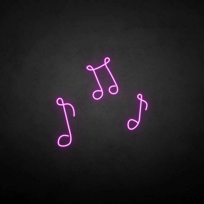Notes' neon sign