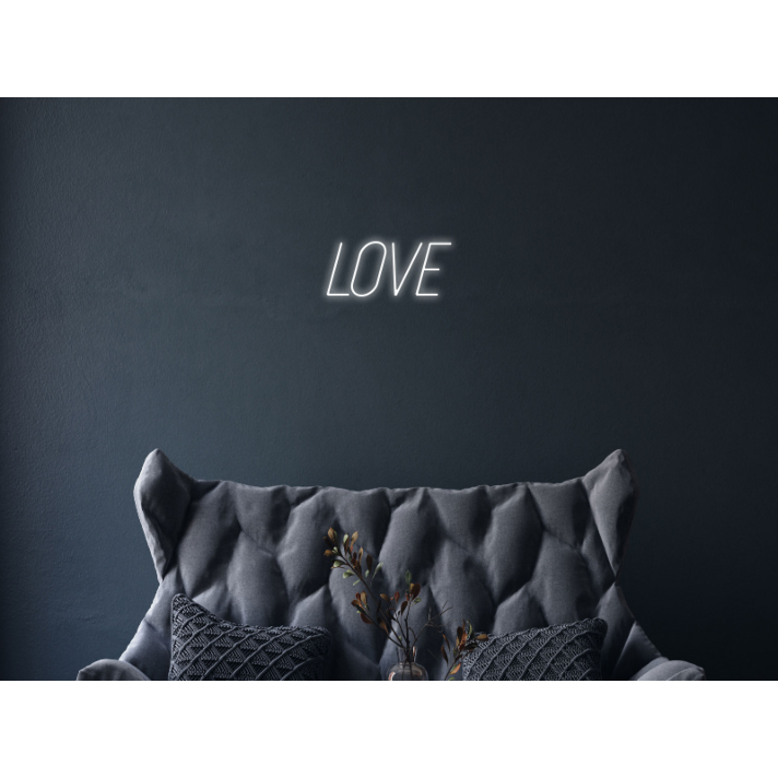 Minimalist Love Custom Neon Sign v2 Add a simple yet romantic touch