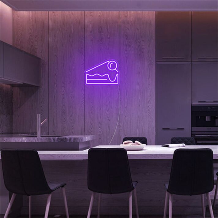 Brighten Your Café or Dessert Corner with the Cheesecake LED Neon Sign – Perfect for Home, Weddings, and Parties.