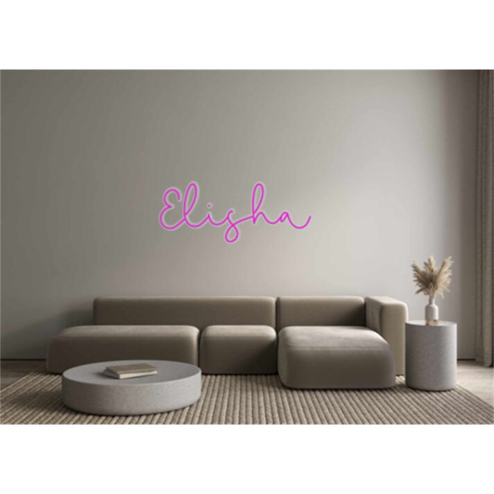 Elevate Your Events: Customized LED Neon Light Name Eligha Birthday LED Neon Sign for Weddings, Birthdays, and Home Decor.