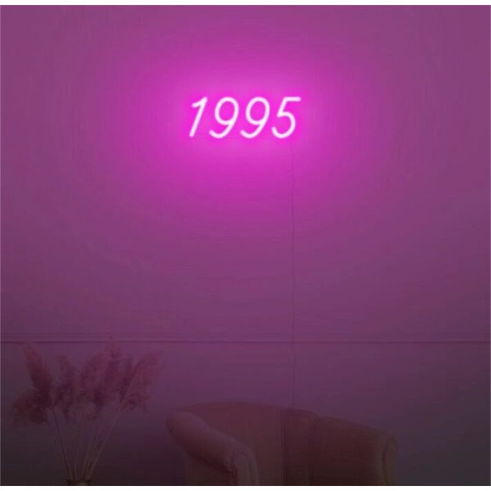 Elevate Your Office, Bar, or Event Ambiance with the Personal Touch of Customized LED Neon Light Number 1995 LED Neon Sign.