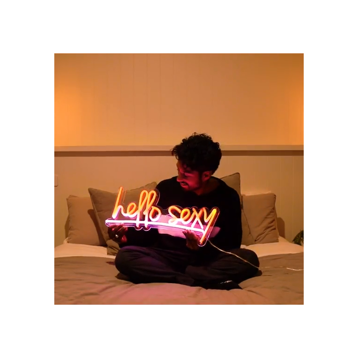 hello sexy neon sign