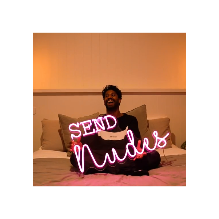 SEND nudes neon sign
