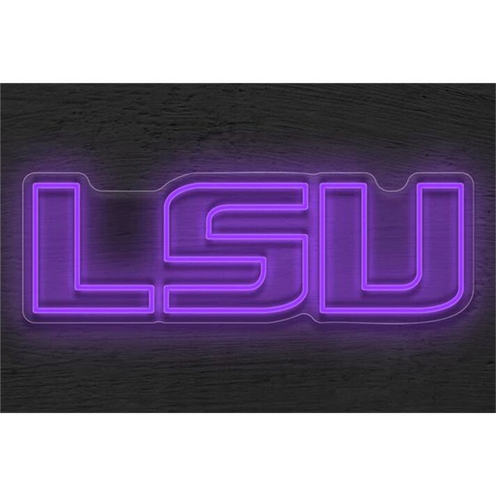 Brighten Up Your Game Night, Bar, and Sports Den with the Lsu Logo LED Neon Sign